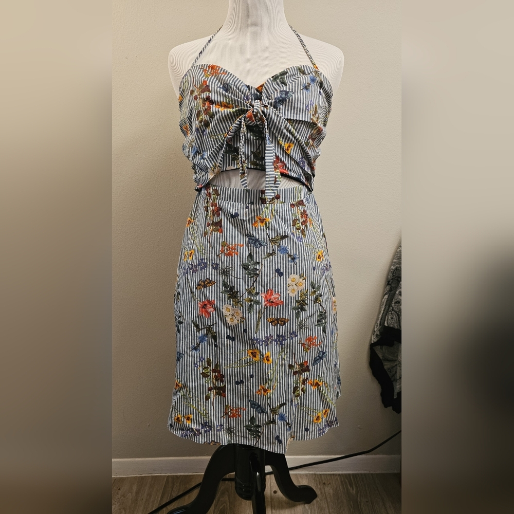 BAILEY / 44 zip up lined sundress size 2 XS S